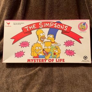 The Simpsons Mystery of Life Game Cardinal Industries no 4300 board game 1990